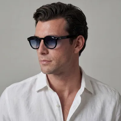 MIDNIGHT - Handcrafted Italian Acetate Sunglasses